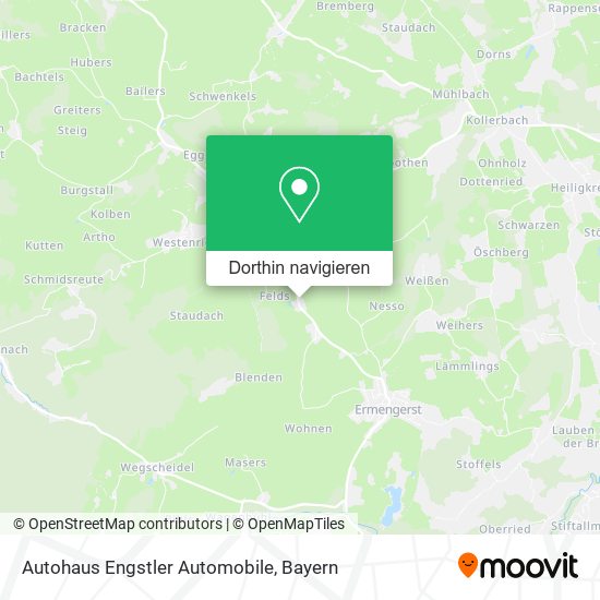 Autohaus Engstler Automobile Karte