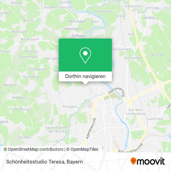 Schönheitsstudio Teresa Karte
