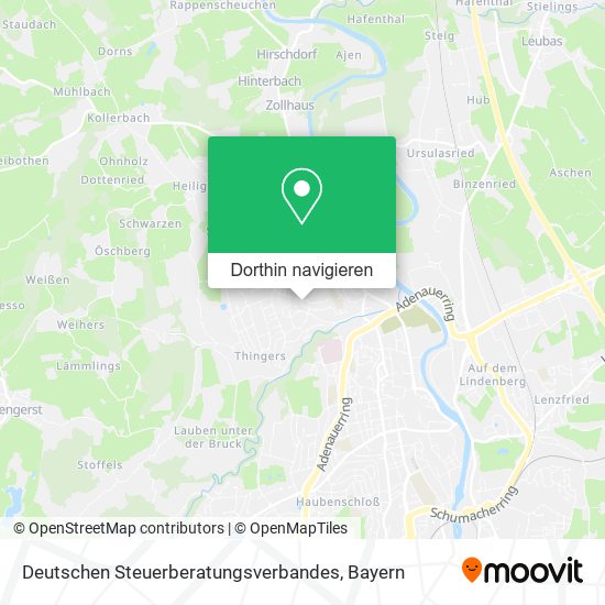 Deutschen Steuerberatungsverbandes Karte