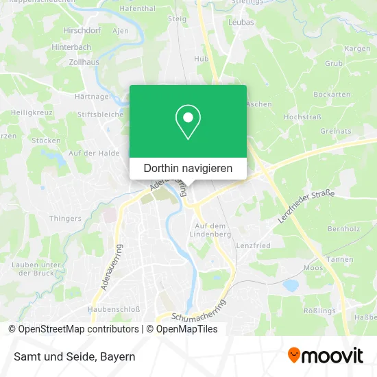 Samt und Seide Karte