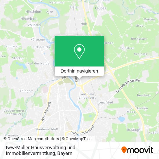 Iww-Müller Hausverwaltung und Immobilienvermittlung Karte