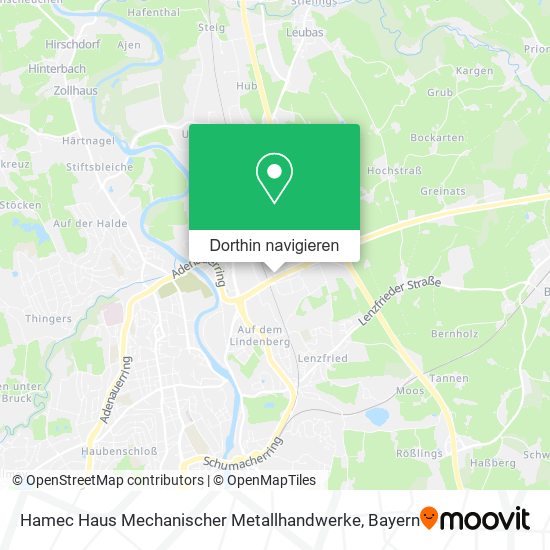 Hamec Haus Mechanischer Metallhandwerke Karte