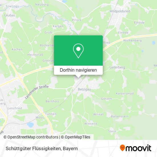 Schüttgüter Flüssigkeiten Karte