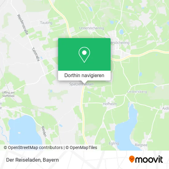 Der Reiseladen Karte