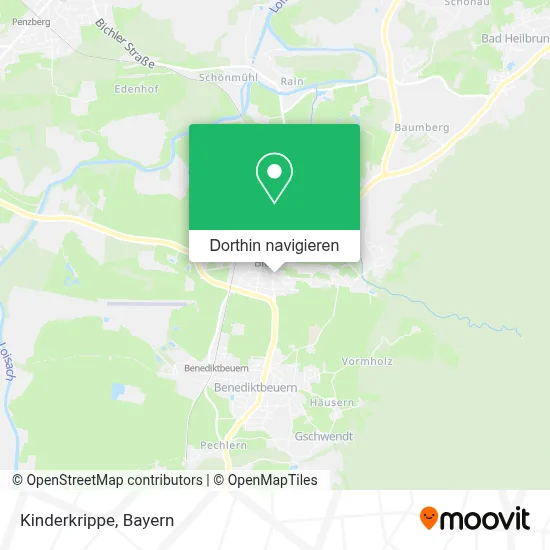 Kinderkrippe Karte