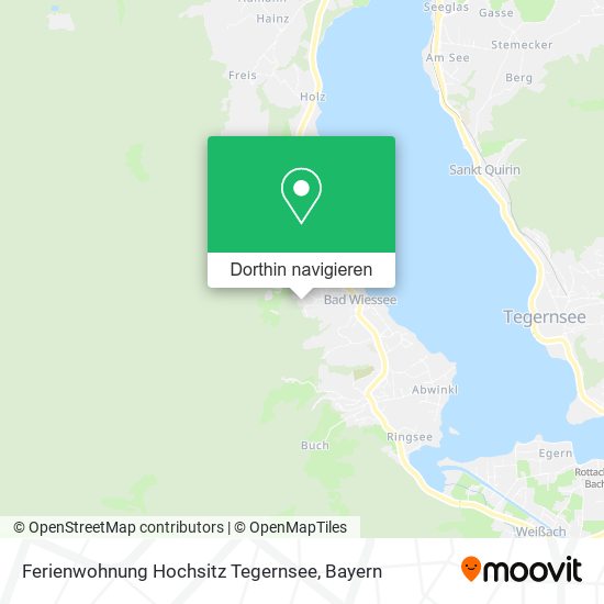 Ferienwohnung Hochsitz Tegernsee Karte