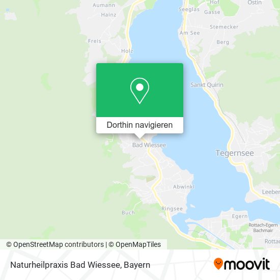 Naturheilpraxis Bad Wiessee Karte