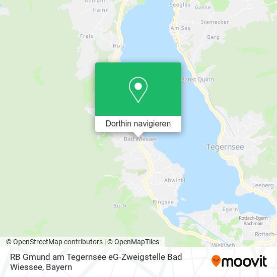 RB Gmund am Tegernsee eG-Zweigstelle Bad Wiessee Karte