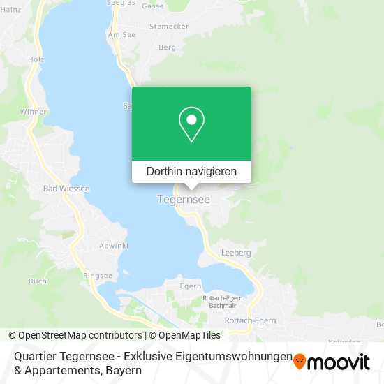 Quartier Tegernsee - Exklusive Eigentumswohnungen & Appartements Karte