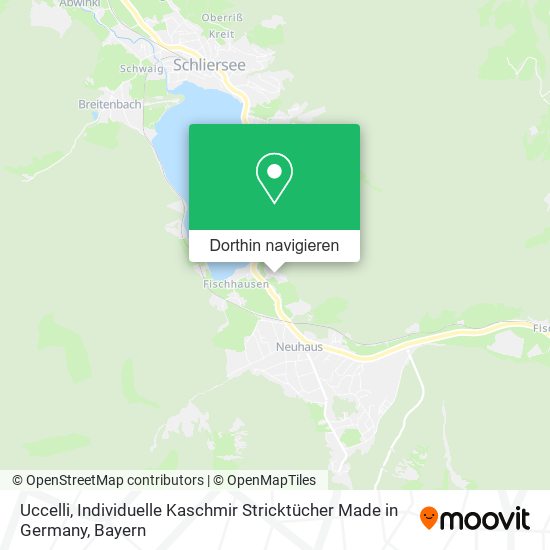 Uccelli, Individuelle Kaschmir Stricktücher Made in Germany Karte