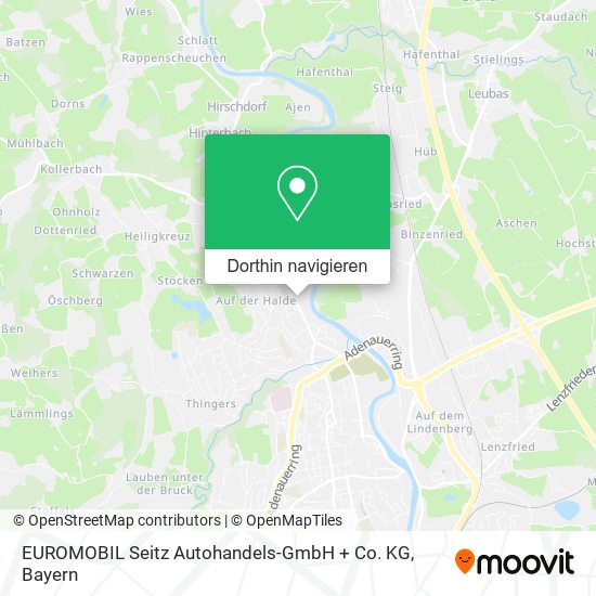 EUROMOBIL Seitz Autohandels-GmbH + Co. KG Karte