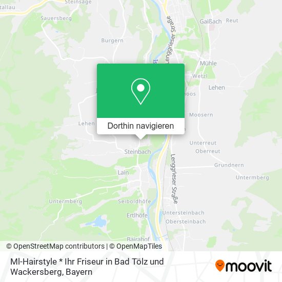 Ml-Hairstyle * Ihr Friseur in Bad Tölz und Wackersberg Karte