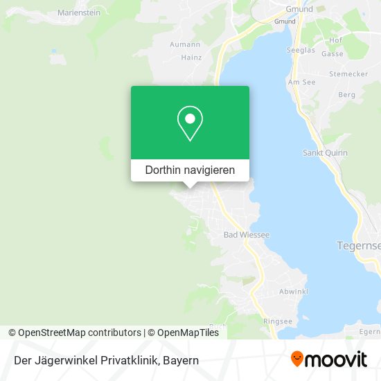 Der Jägerwinkel Privatklinik Karte