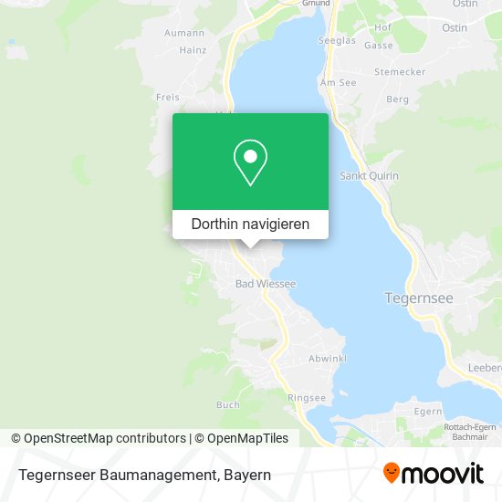 Tegernseer Baumanagement Karte
