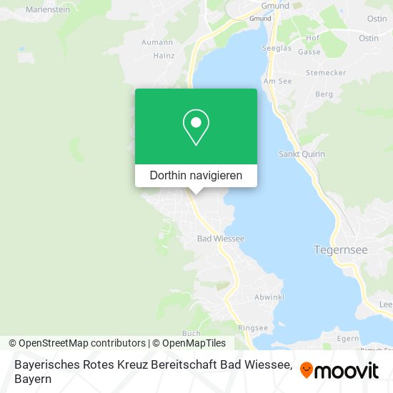 Bayerisches Rotes Kreuz Bereitschaft Bad Wiessee Karte