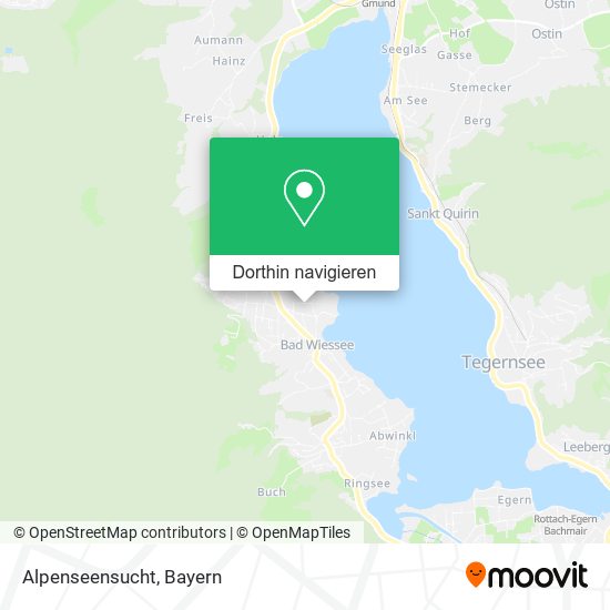 Alpenseensucht Karte