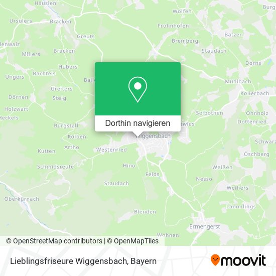 Lieblingsfriseure Wiggensbach Karte