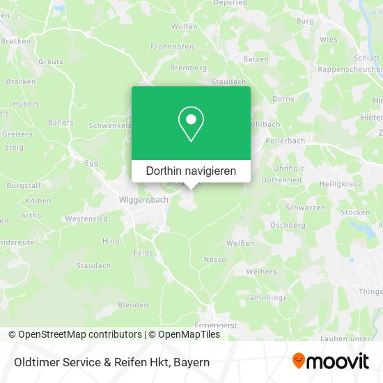 Oldtimer Service & Reifen Hkt Karte