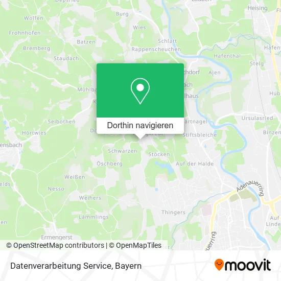 Datenverarbeitung Service Karte
