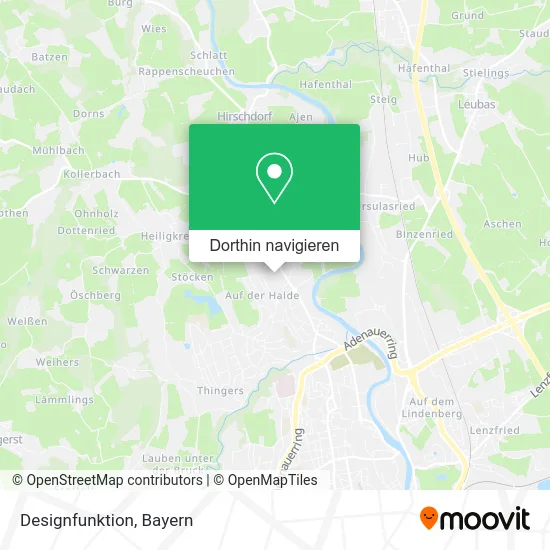 Designfunktion Karte