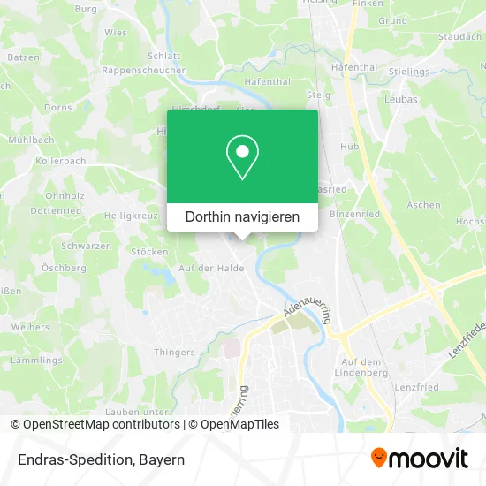 Endras-Spedition Karte