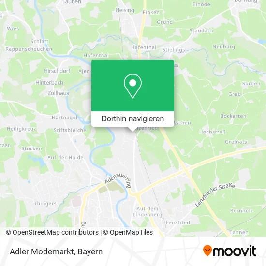 Adler Modemarkt Karte