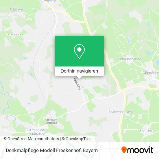 Denkmalpflege Modell Freskenhof Karte