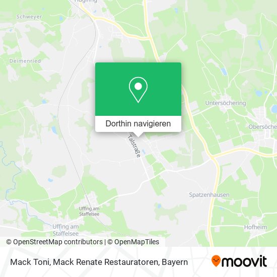 Mack Toni, Mack Renate Restauratoren Karte