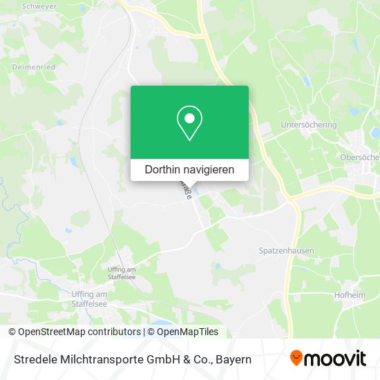 Stredele Milchtransporte GmbH & Co. Karte