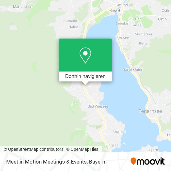Meet in Motion Meetings & Events Karte