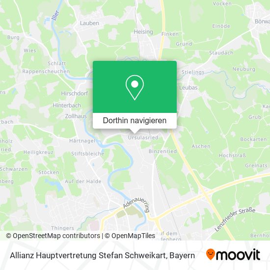 Allianz Hauptvertretung Stefan Schweikart Karte