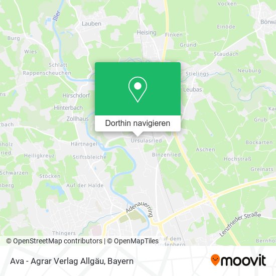 Ava - Agrar Verlag Allgäu Karte