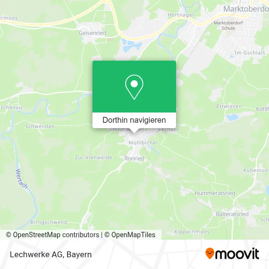 Lechwerke AG Karte