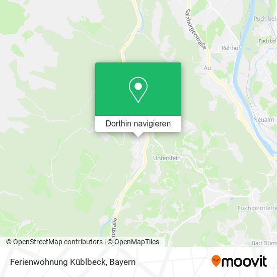 Ferienwohnung Küblbeck Karte