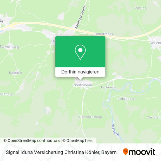 Signal Iduna Versicherung Christina Köhler Karte