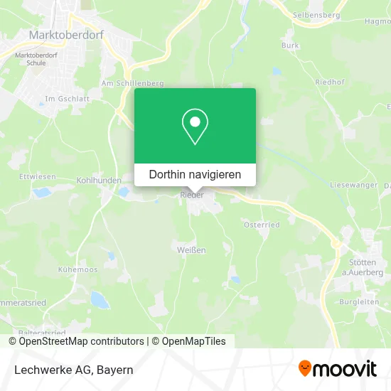 Lechwerke AG Karte