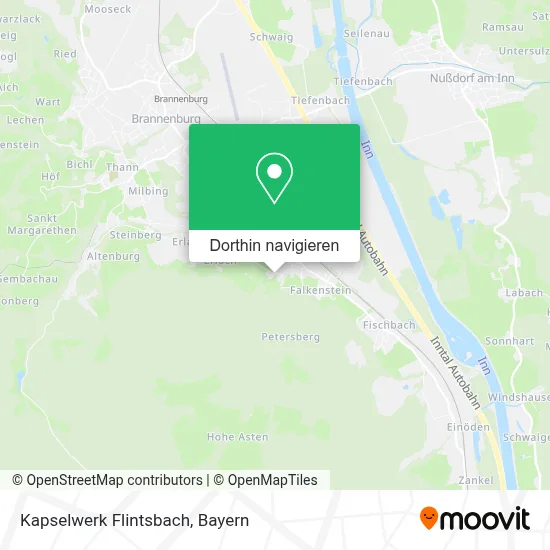 Kapselwerk Flintsbach Karte