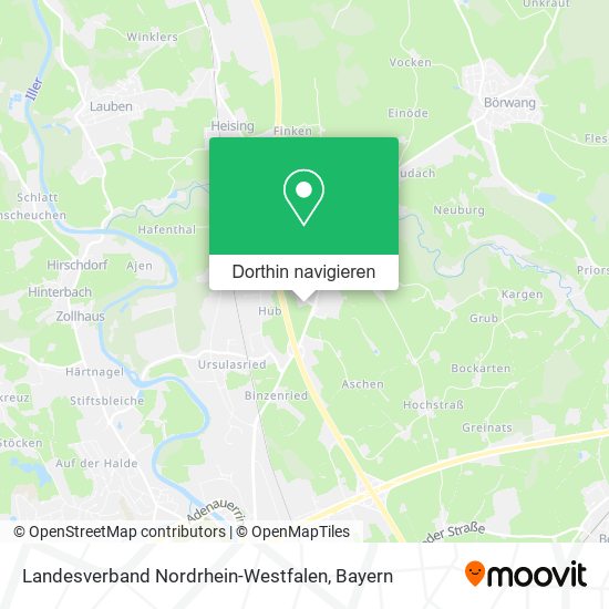 Landesverband Nordrhein-Westfalen Karte