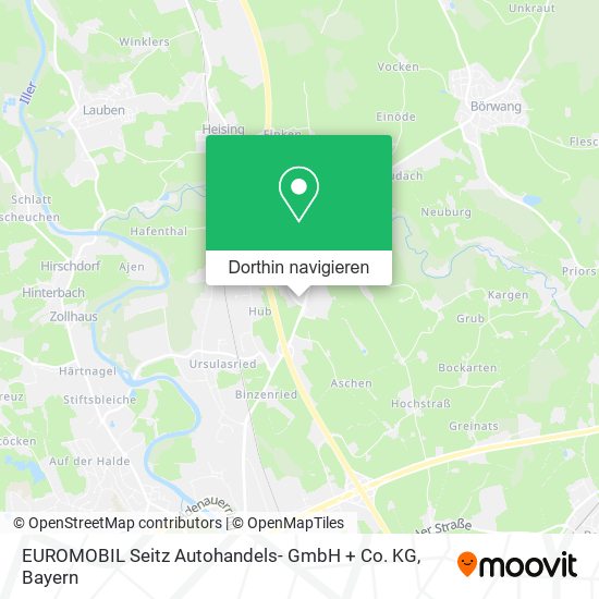 EUROMOBIL Seitz Autohandels- GmbH + Co. KG Karte
