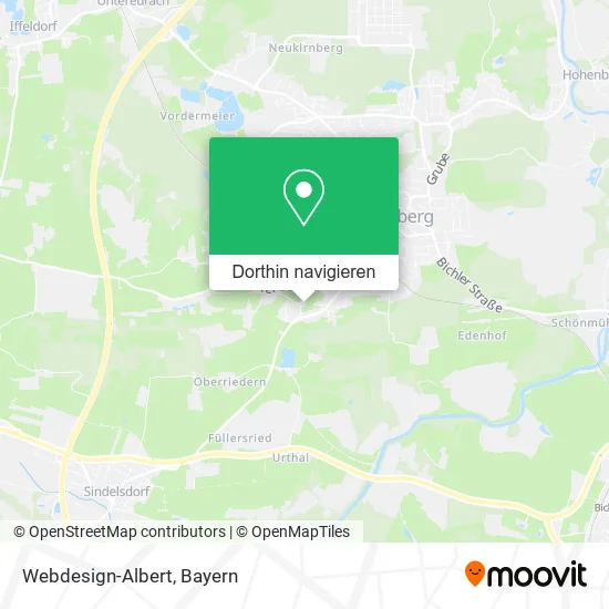 Webdesign-Albert Karte