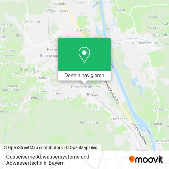 Gusseiserne Abwassersysteme und Abwassertechnik Karte