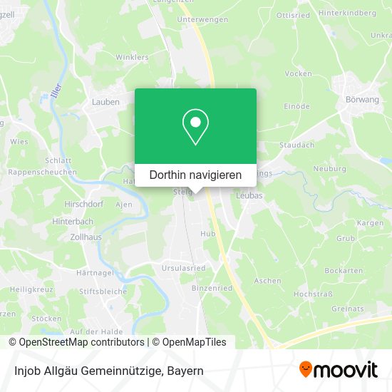 Injob Allgäu Gemeinnützige Karte