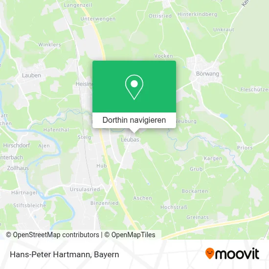 Hans-Peter Hartmann Karte