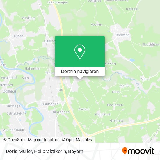 Doris Müller, Heilpraktikerin Karte