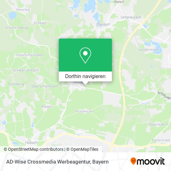 AD-Wise Crossmedia Werbeagentur Karte