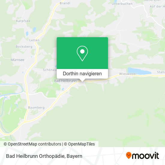 Bad Heilbrunn Orthopädie Karte