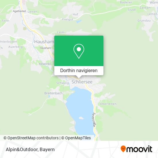 Alpin&Outdoor Karte