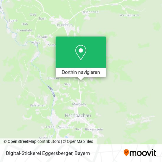 Digital-Stickerei Eggersberger Karte