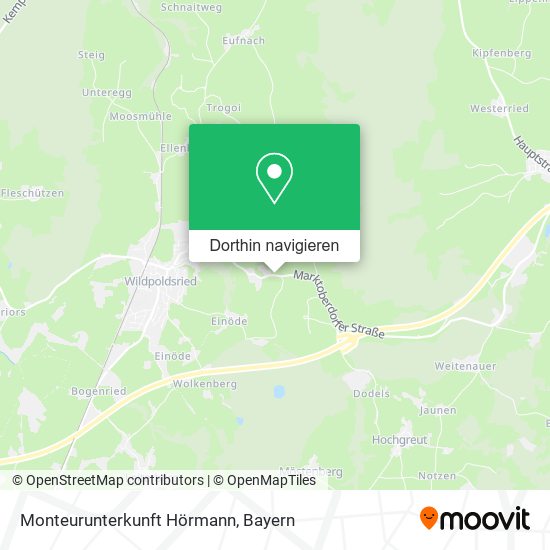 Monteurunterkunft Hörmann Karte