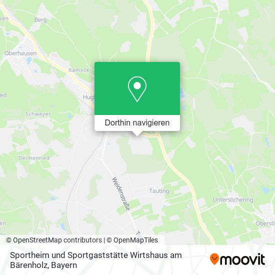 Sportheim und Sportgaststätte Wirtshaus am Bärenholz Karte